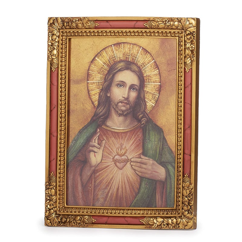 Joseph's Studio by Roman - Collection, 7.25" H Sacred Heart Icon, Made from Resin, High Level of Craftsmanship and Attention to Detail, Durable and Long Lasting - Image 2